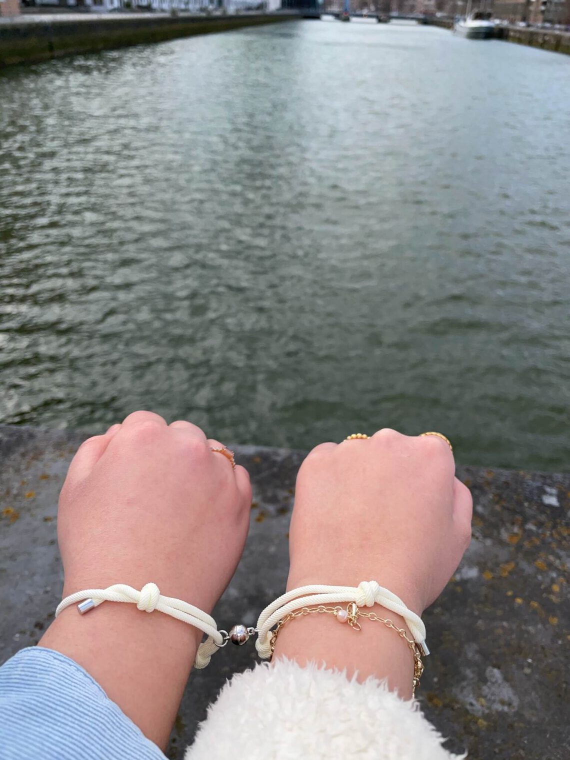 Witte Armbandenset | Inclusief Giftzakje!