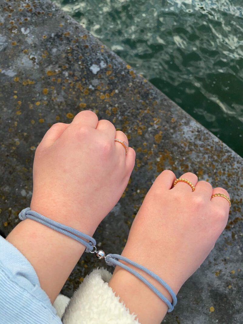 Grijze Armbandenset | Inclusief Giftzakje! - Afbeelding 3