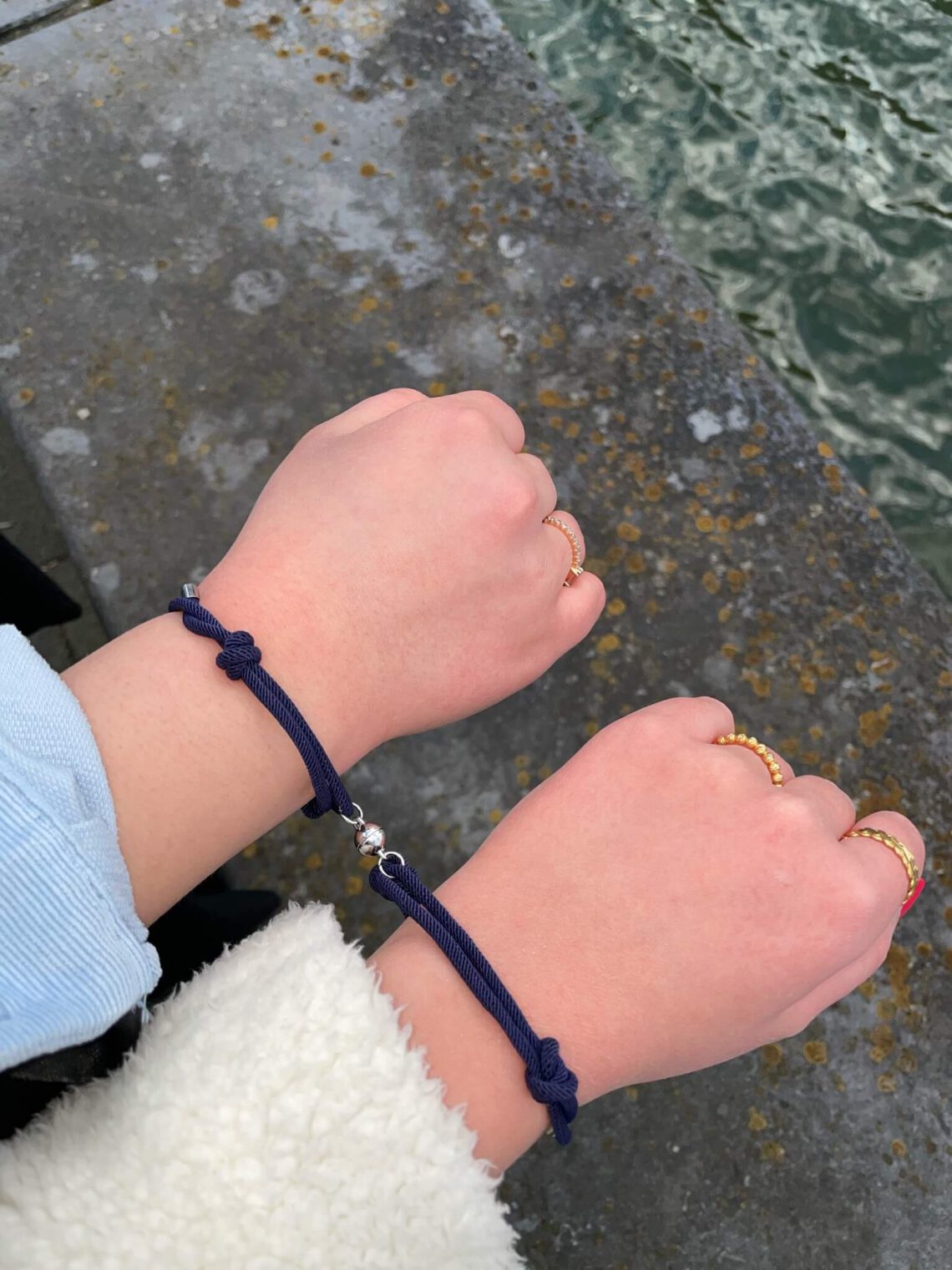 Donker Blauwe Armbandenset | Inclusief Giftzakje!