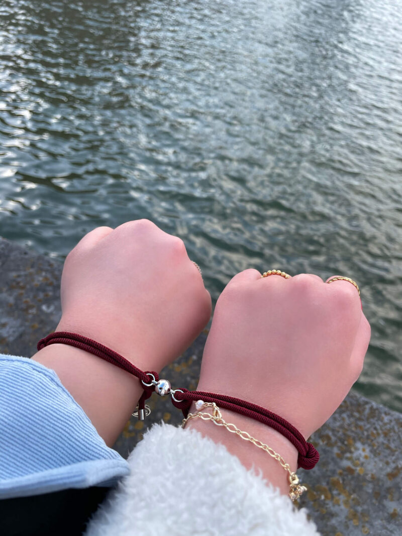 Donker Rode Armbandenset | Inclusief Giftzakje! - Afbeelding 3