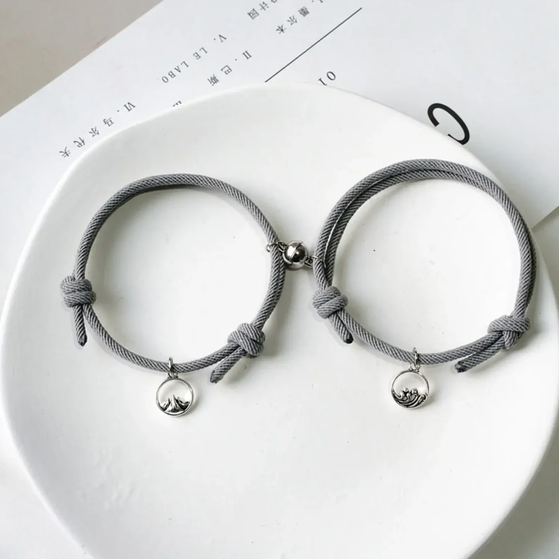 Grijze Armbandenset | Inclusief Giftzakje!