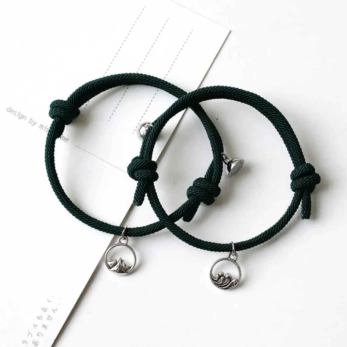 Donker Groene Armbandenset | Inclusief Giftzakje!
