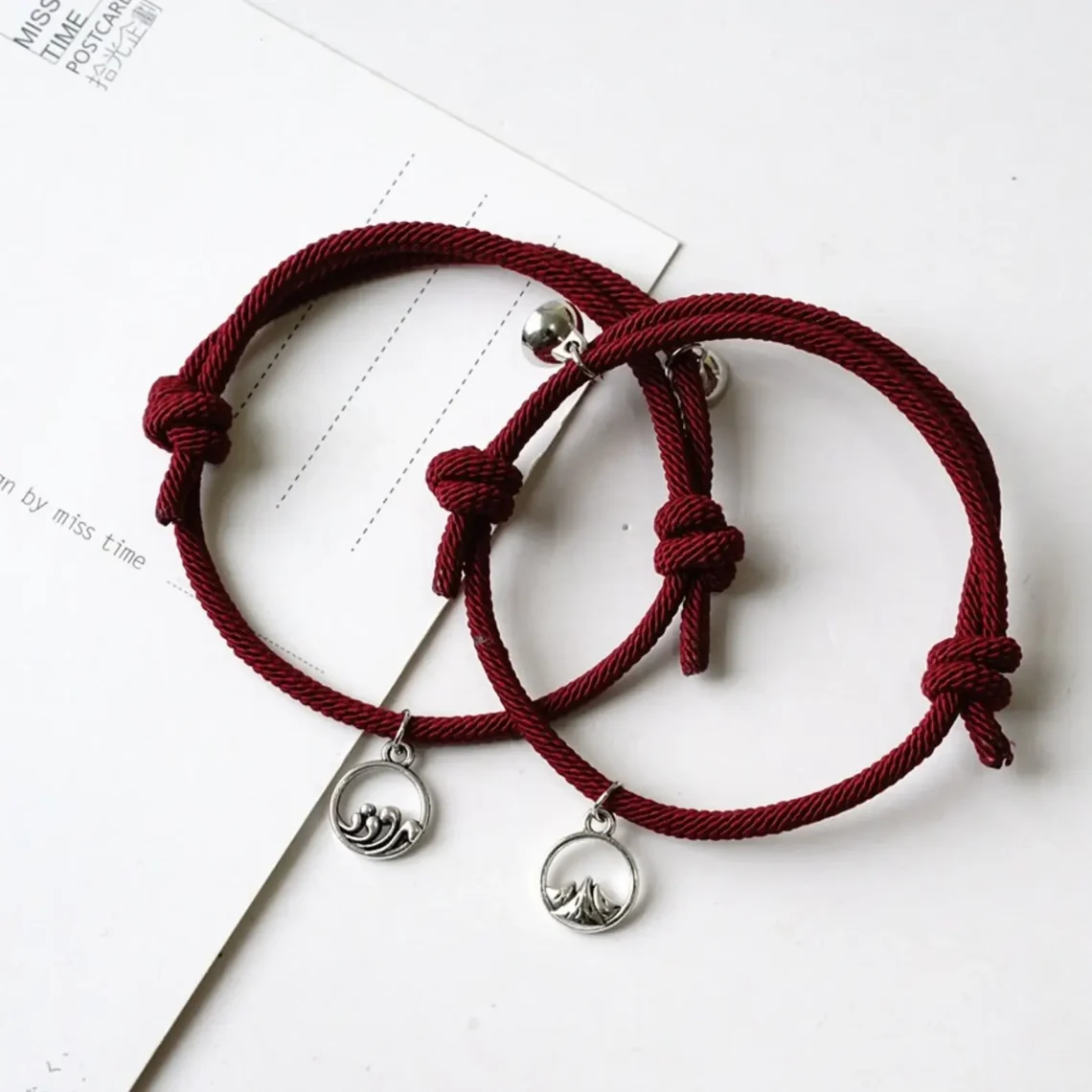 Donker Rode Armbandenset | Inclusief Giftzakje!
