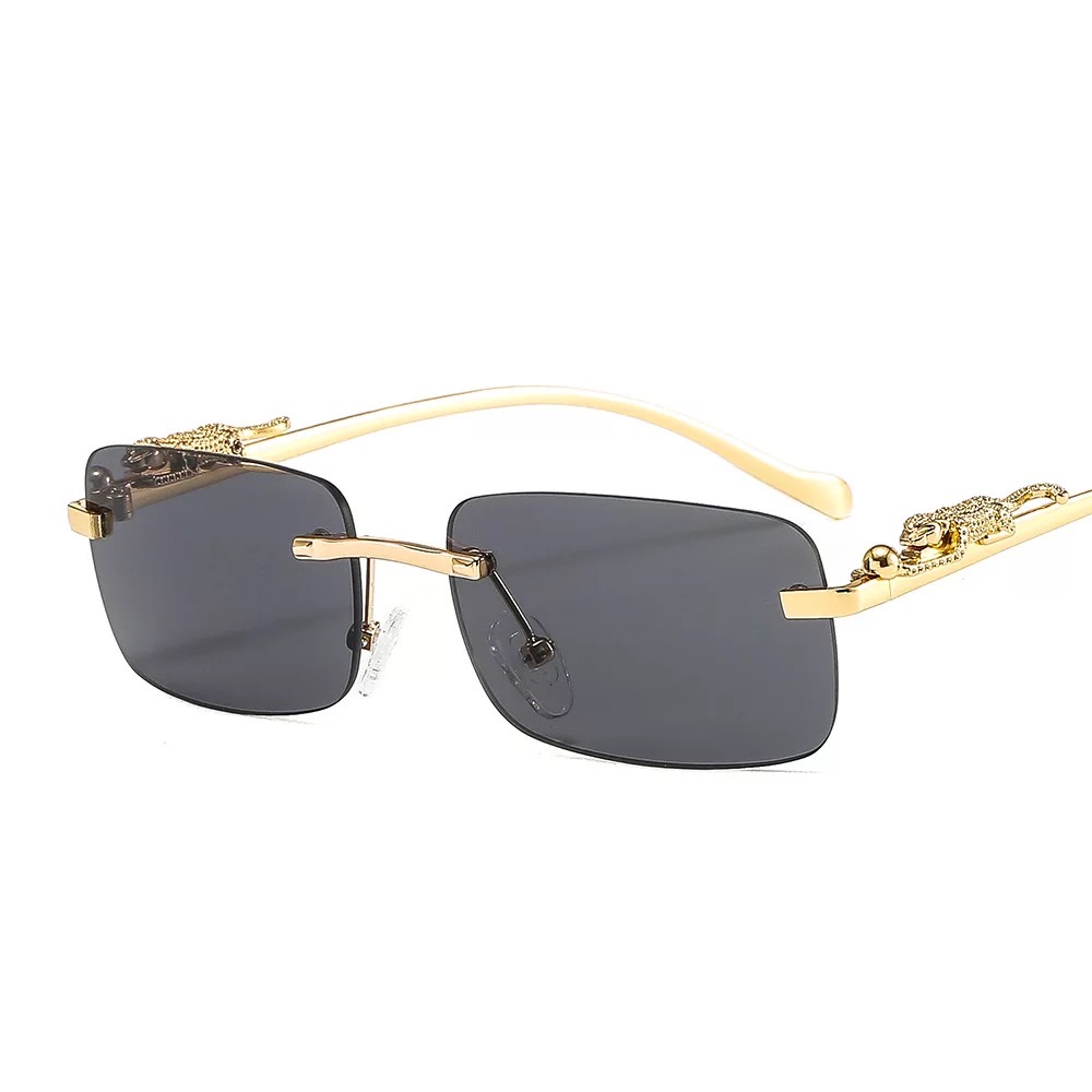 Grijze Luxe Unisex Zonnebril