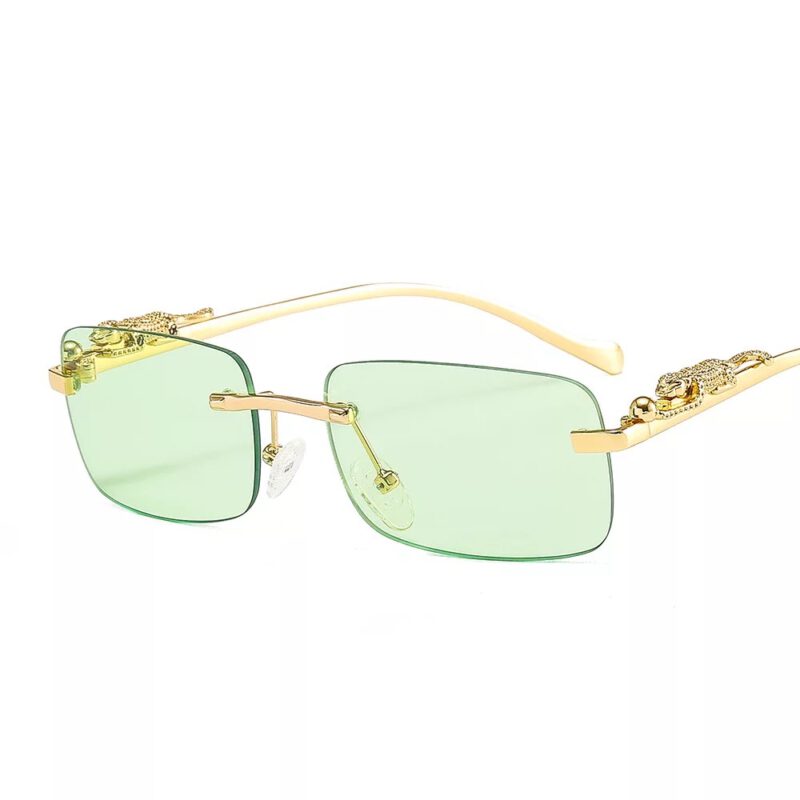 Groene Luxe Unisex Zonnebril