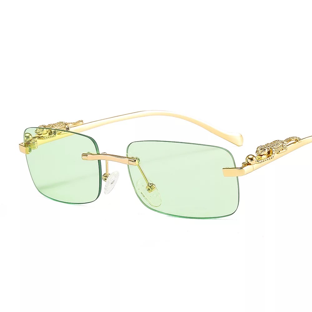 Groene Luxe Unisex Zonnebril