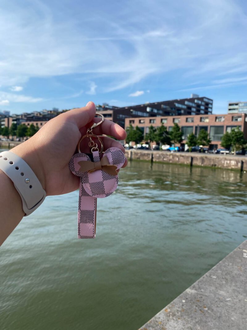 Roze Mickey Tas/Sleutel Hanger - Afbeelding 2