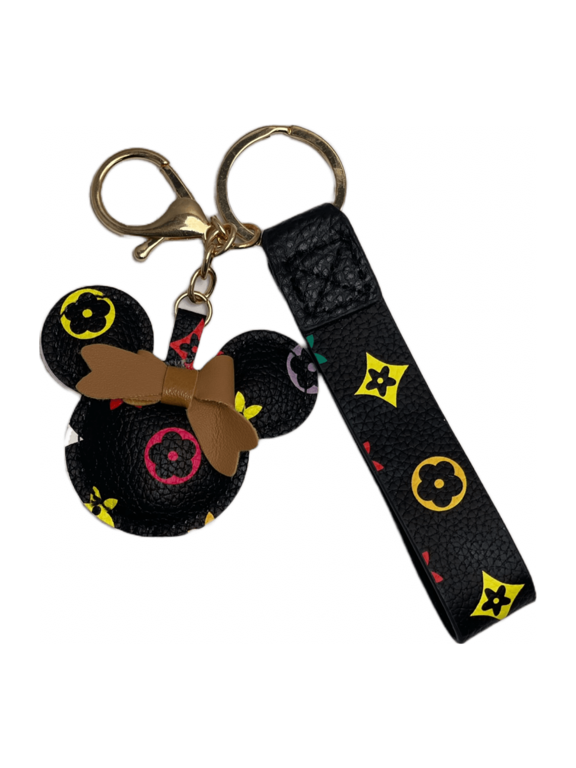 Zwarte Luxe Mickey Tas/Sleutel Hanger