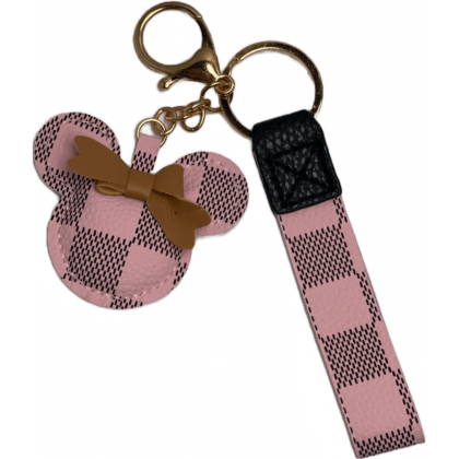 Roze Mickey Tas/Sleutel Hanger