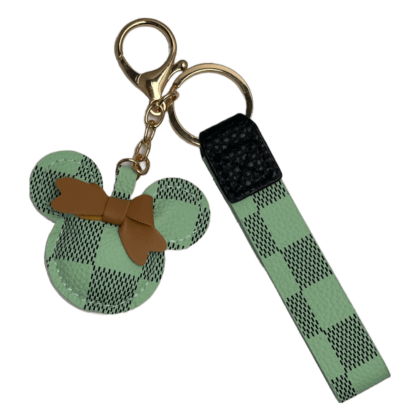 Mintgroene Mickey Tas/Sleutel Hanger