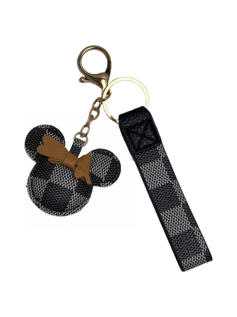 Zwarte Mickey Tas/Sleutel Hanger